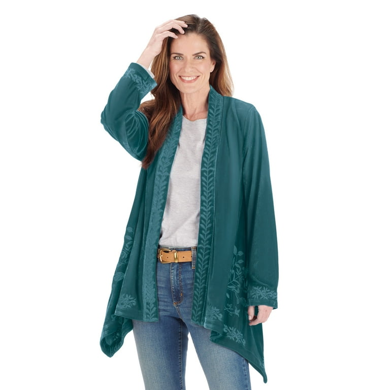 Teal clearance kimono cardigan