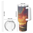 thumbnail image 4 of KLL Meditating Cute Horse Print 40oz Stainless Steel Insulated Car Cup Coffee Mug with Spillproof Lid - Keep Your Drink Hot or Cold on the Go, 4 of 8