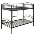 thumbnail image 5 of Twin Over Metal Bunk Bed, Black, With Practical Sleeping Arrangement Black Quality Tested Frame, 5 of 7