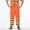 Mesh Orange, variant on AYKRM High Vis Reflective unisex-adult work safety pants