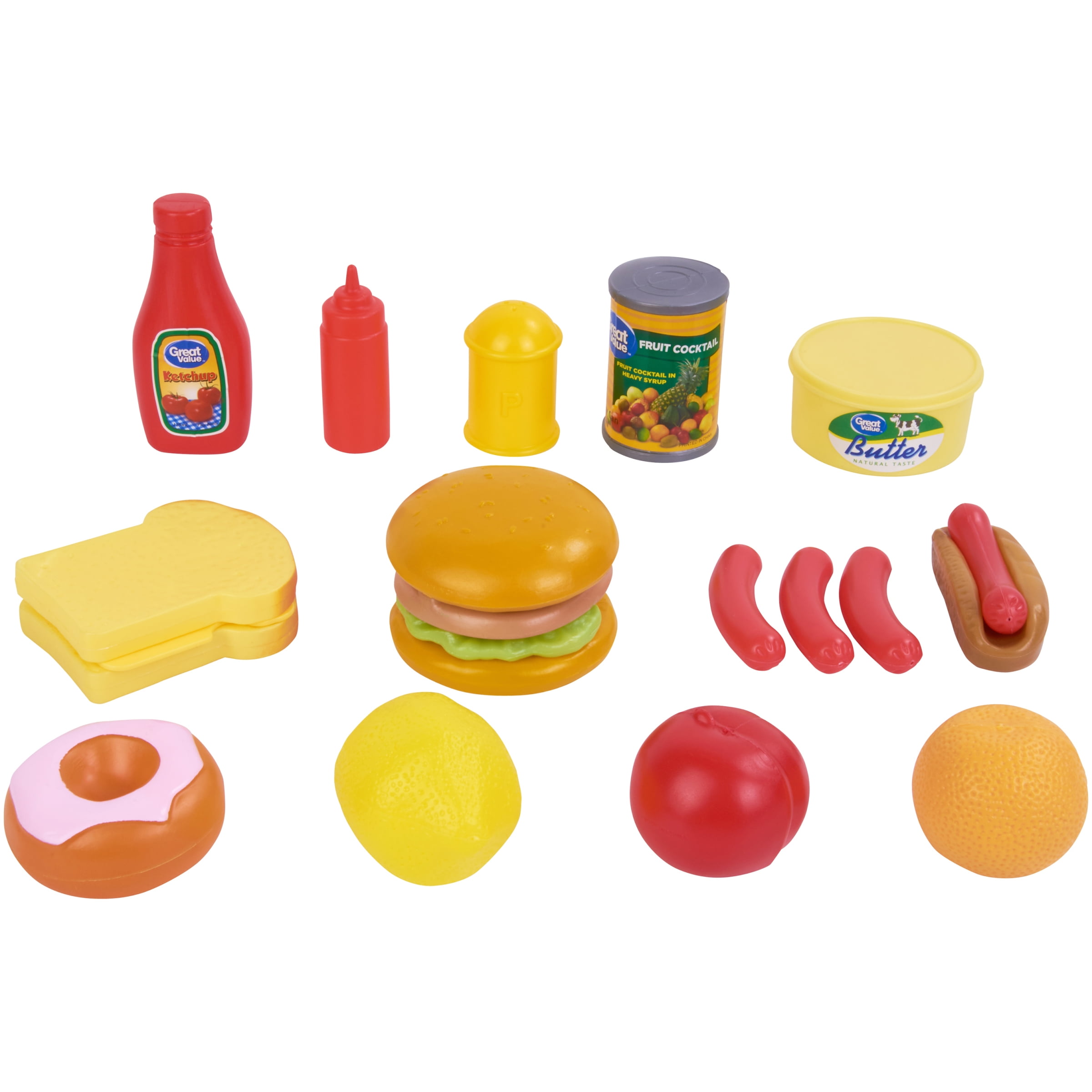 kid connection play food set