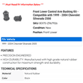 thumbnail image 2 of Front Lower Control Arm Bushing Kit - Compatible with 1999 - 2004 Chevy Silverado 2500 2000 2001 2002 2003, 2 of 2