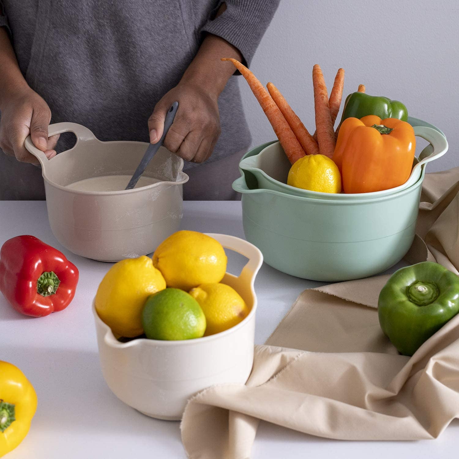 COOK WITH COLOR Mixing Bowls - 4 … curated on LTK