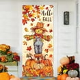 thumbnail image 5 of Grrvtrz Door Cover Pumpkin Castle Thanksgiving Background Decoration,Holiday Products,Home Decor, 5 of 6
