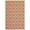 Terracotta/Beige, variant on SAFAVIEH Courtyard Thurstan Geometric Indoor/Outdoor Area Rug, 4' x 5'7", Aqua/Beige