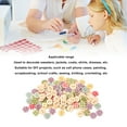 thumbnail image 4 of 500PCS Wooden Button Multipurpose Sewing Decor Craft Supplies, Pearwood Material, Rustic Wood Color, Sturdy And Durable, 4 of 8