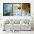 thumbnail image 2 of IDEA4WALL 3 Piece Canvas Wall Art Tropical Palm Trees Canvas Prints Framed Wall Art Decor, 2 of 4