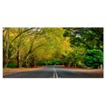 thumbnail image 2 of Road through Stunning Green Verdure - Impression sur Toile Paysage, 2 of 3