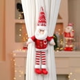 thumbnail image 1 of 3 hebillas navideñas para cortinas, alzapaños de cortina con diseño de muñeco de nieve de Papá Noel, sujetadores de cortina de dibujos animados, ganchos para cortinas de Navidad, 1 of 5