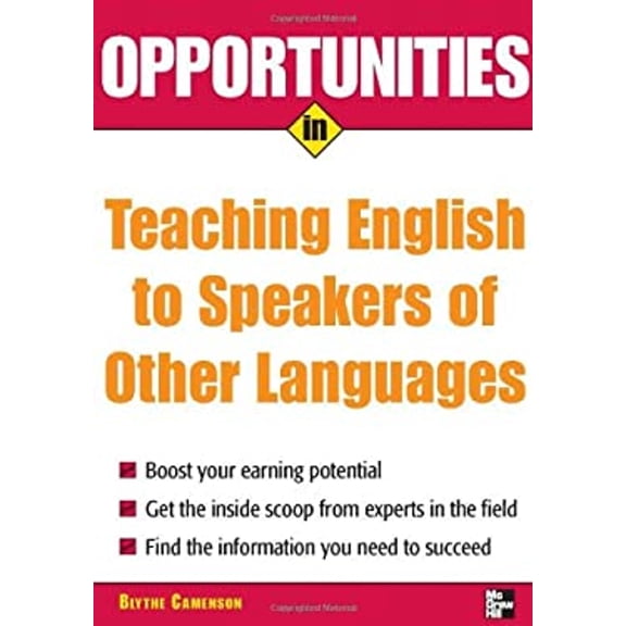 Pre-Owned Opportunities in Teaching English to Speakers of Other Languages (Paperback) 0071476105 9780071476102