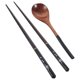 thumbnail image 3 of 1 juego de vajilla de estilo japonés con palillos y cucharas de madera, cubiertos de cocina, 3 of 7