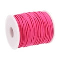 thumbnail image 1 of Unique Bargains 49.21 Yards 2.6mm Flat Leather Cord Suede String for DIY Crafts, Fuchsia 1 Roll, 1 of 7