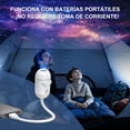 thumbnail image 3 of ZDSSY Proyector USB de Luz Nocturna 2 en 1 Galaxy Star, Brillo Ajustable Diseño Giratorio 360°, con 24 Películas de Proyección Deslizantes, 3 of 9