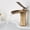 Antique Brass Short, variant on Luxurious Bathroom Basin Faucet Brass Deck Mounted White Mixer Taps Single Handle Hot Cold Water Mixer Tap