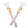 thumbnail image 1 of Funie 2Pcs DIY Silicone Facial Mud Mask Brush Stirring Stick Makeup Applicator Tool, 1 of 8