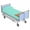 Aqua Blue Solid, variant on 3 Piece Hospital Bed Sheet Set Twin XL Sheets for Hospital Bed - Hospital Bed Sheets Fitted Sets - Egyptian Cotton 400 TC - Hospital Bed Sheets (Taupe Stripe, Twin XL 39" x 80"x 4")