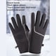 thumbnail image 2 of Sonducket Guantes térmicos de invierno Pantalla táctil a prueba de viento con raya reflectante Clima frío Antideslizante Manoplas impermeables guantes y mitones Armada, 2 of 6