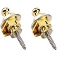 thumbnail image 3 of 4 Pcs Verrous pour Guitares, Classique Acoustique Électrique Basse Ukulélé (Or), 3 of 5