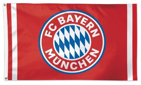 Bayern Munich Flag Banner 3x5 ft Germany Soccer München Black Gold Premium