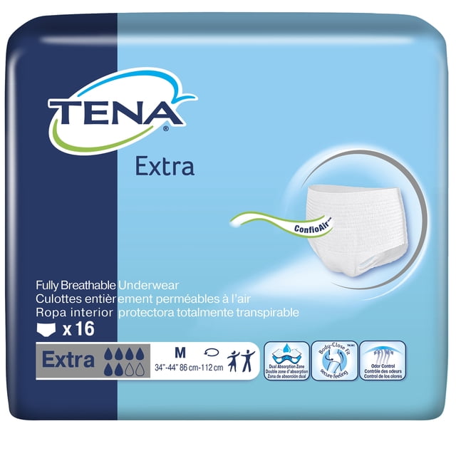 Tena sous-Vêtements Extra Protecteurs - Moyen - Caisse de 64