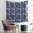 Cat Floral Head, variant on 50x50 Inch Square Wall Tapestry for Indoor & Outdoor, Living Room, Bedroom, Teen Room,Cat Floral Dark Blue Pattern