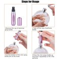 thumbnail image 5 of 4 Uds. Botella pulverizadora de Perfume, minibotella atomizadora de Perfume portátil recargable vacía para hombre y mujer (5ml), 5 of 5
