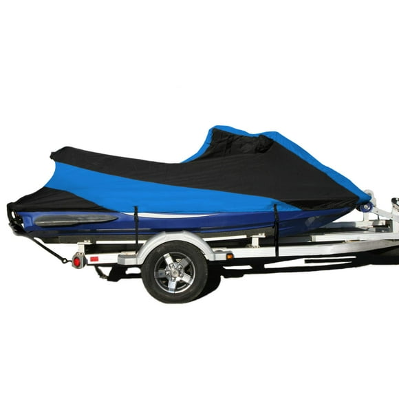 SavvyCraft Yamaha Jet Ski WaveRunner FX Cruiser/HO Housse Jetski PWC sur Mesure Remorquable Bleu/noir Deux Tons