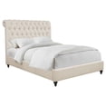 thumbnail image 3 of Devon 57-inch Upholstered Queen Panel Bed Beige, 3 of 5