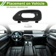 thumbnail image 3 of Ofertas Únicas 1 Pc Cubierta del marco del interruptor de ventana del lado frontal izquierdo No.68185911AA Panel de control de puerta para Jeep Wrangler JK 2011-2018 Plástico Negro, 3 of 6