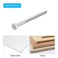 thumbnail image 4 of Unique Bargains Hex Head Lag Screws Bolts, 5/16' x 3-1/2' 304 Stainless Steel Partial Thread Wood Screws, 20 Pack, 4 of 6