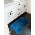 thumbnail image 2 of Unique Loom Bano Tapis Zone Moderne Shag Quotidien 2' x 3' Rectangulaire Bleu, 2 of 2