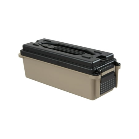 Berrys 72169 Ammo Can 20 Caliber 9.25 L x 3.125 BW x 3.125 TW x 2.5 H Plastic Tan