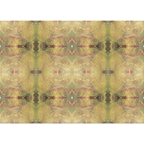 Ahgly Company Machine Washable Indoor Rectangle Transitional Copper Brown Area Rugs, 5' x 8'
