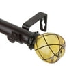 thumbnail image 3 of 1" Dia Adjustable 28"-48" Curtain Rod with Riona Finials - Cocoa,(100-04-287), 3 of 3