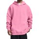 thumbnail image 1 of Gibobby Sudadera para Hombre Sudadera con capucha de forro polar para hombre mezcla de algodón color liso con cordón(Rosa,M), 1 of 5