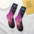 thumbnail image 4 of Goofa Neon Futuristic Dragon Pattern Children's Crew Socks, Kids' Daily Wear and Sports Socks, Breathable Socks, Sports Socks, Moisture-Wicking Socks for Children, 4 of 6