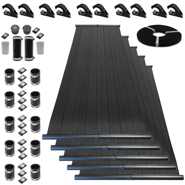 Highest Performing Design - DIY Solar Pool Heater Kit - 15-20 Year Life Expectancy (5-4x10 / 2" I.D. Header)