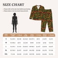 thumbnail image 4 of Pofeuu Color Music1 Print Womens Pajamas Set Long Sleeve Sleepwear Button Down Nightwear Soft Pj Lounge Sets Button Down Pajamas Women-Large, 4 of 7
