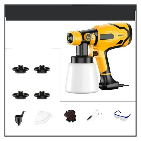 1500W Electric Cordless Spray Gun Paint Sprayer for MAX Battery Furniture Coating Airbrush