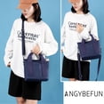 thumbnail image 5 of Small Tote Bag with Zipper Canvas Multiple Pockets Crossbody Bag Stylish Shoulder Bag Casual Satchel Hobo Bag Top Handle Messenger Bag, 5 of 7