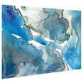 thumbnail image 4 of Empire Art Direct Subtle Blues I Frameless Free Floating Tempered Glass Panel Graphic Wall Art, 32" x 48" x 0.2", Ready to Hang, 4 of 9