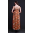 thumbnail image 2 of Bimba Robe Longue Maxi à Bretelles Spaghetti Ajustables Imprimée d'Oiseaux, Tenue de Plage d'Été - X-Grand, 2 of 6