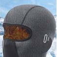 thumbnail image 4 of Men's Fleece Lined Ski Mask Under $5! Kadlawus Men's Fleece-lined Ski Mask, Outdoor Windproof Face Cover with Thermal Protection, Cold Weather Balaclava, Sports Hood for Skiing, Motorcycle, 4 of 9