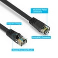thumbnail image 4 of Cat6 Black Flat Ethernet Patch Cable, 32 AWG, 10 foot, 4 of 4