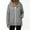 Gray, variant on Womens Lightweight Jackets Outdoor Hiking Windbreaker Jacket Lightweight Solid Color Casual Hood Raincoat Light Blue Size M