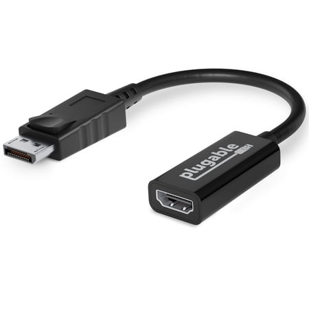 UPC: 0819927010685 | Plugable Active DisplayPort to HDMI Adapter – Connect any DisplayPort-Enabled PC or Tablet to an HDMI Enabled Monitor  TV or Projector for Ultra-HD Video Streaming (HDMI 2.0 up to 4K 3840×2160 @60Hz)