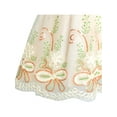 thumbnail image 6 of Flower Girl Dress Champagne Floral Wedding Party 7 Years, 6 of 7