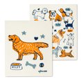 thumbnail image 1 of Set Of 2 Dogs With Names Dishcloths, 1 of 4