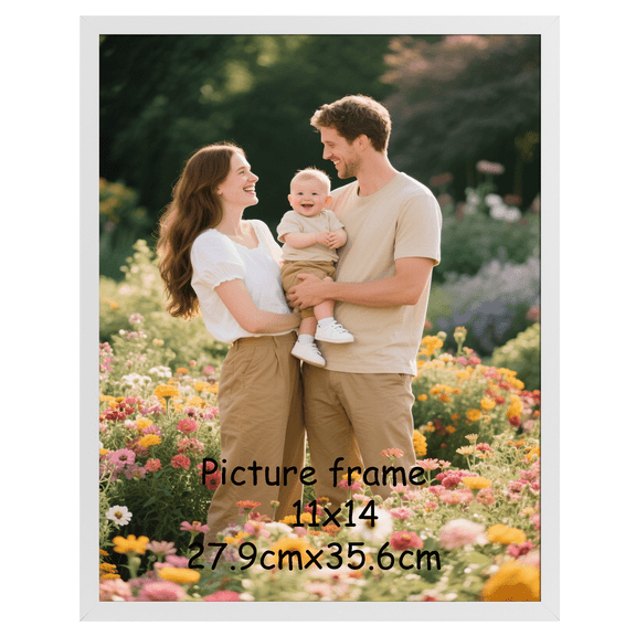 1 Pack 11x14 Picture Frame, White Gallery Poster Frame for Wall Decoration