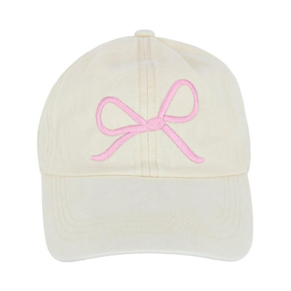 David & Young Delicate Bow Baseball Cap (Women)